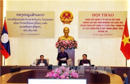 Trao đổi kinh nghiệm trong phân cấp quản lý ở Lào và Việt Nam